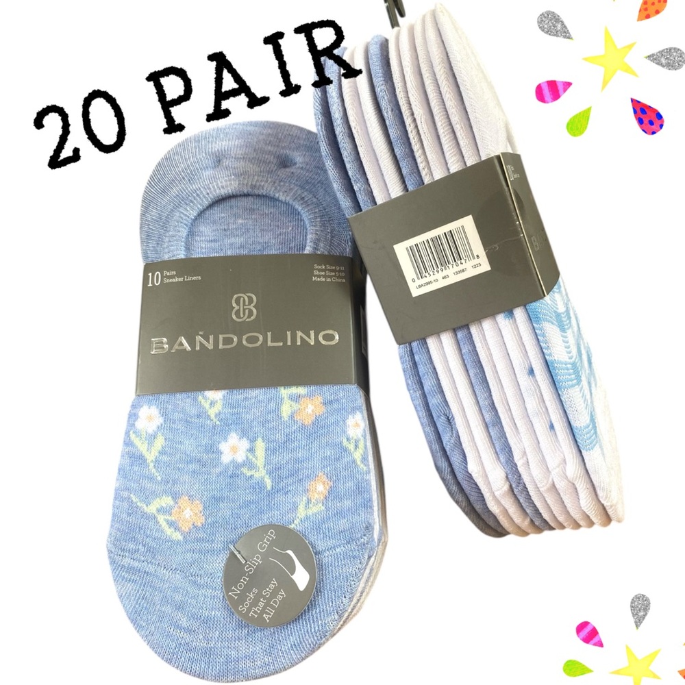- 🌸Ladies 20 Pair No Show/Liner Socks